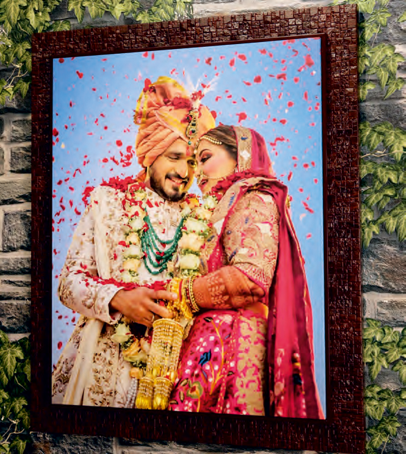 Wedding Photo with Frame By Studio Roopkala