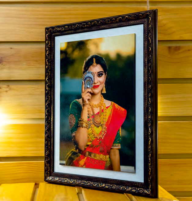 Bride Photo with Frame By Studio Roopkala